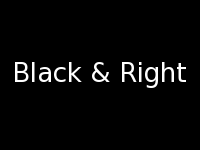 Black and Right