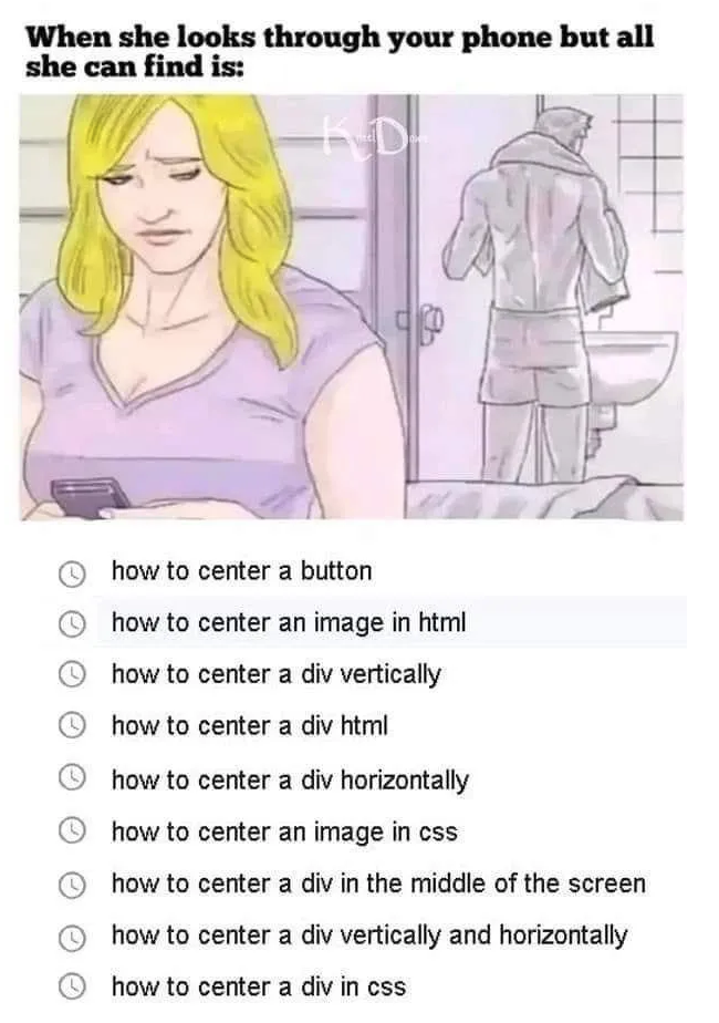 When She Looks Through Your Phone