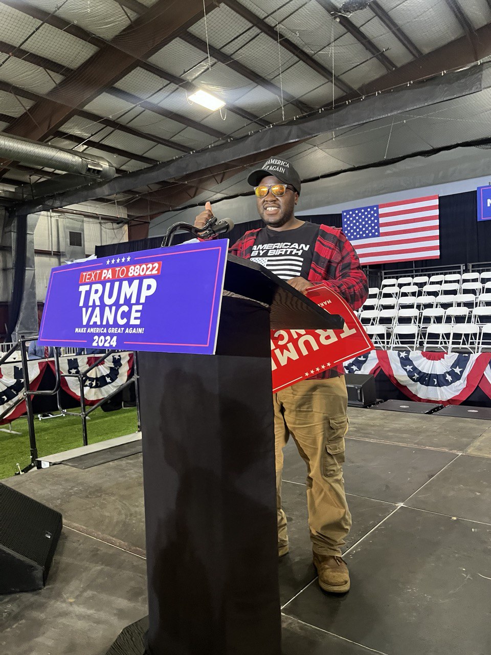 Wall Rally Scenes From Bucks Vance Rally - BillLawrenceOnline
